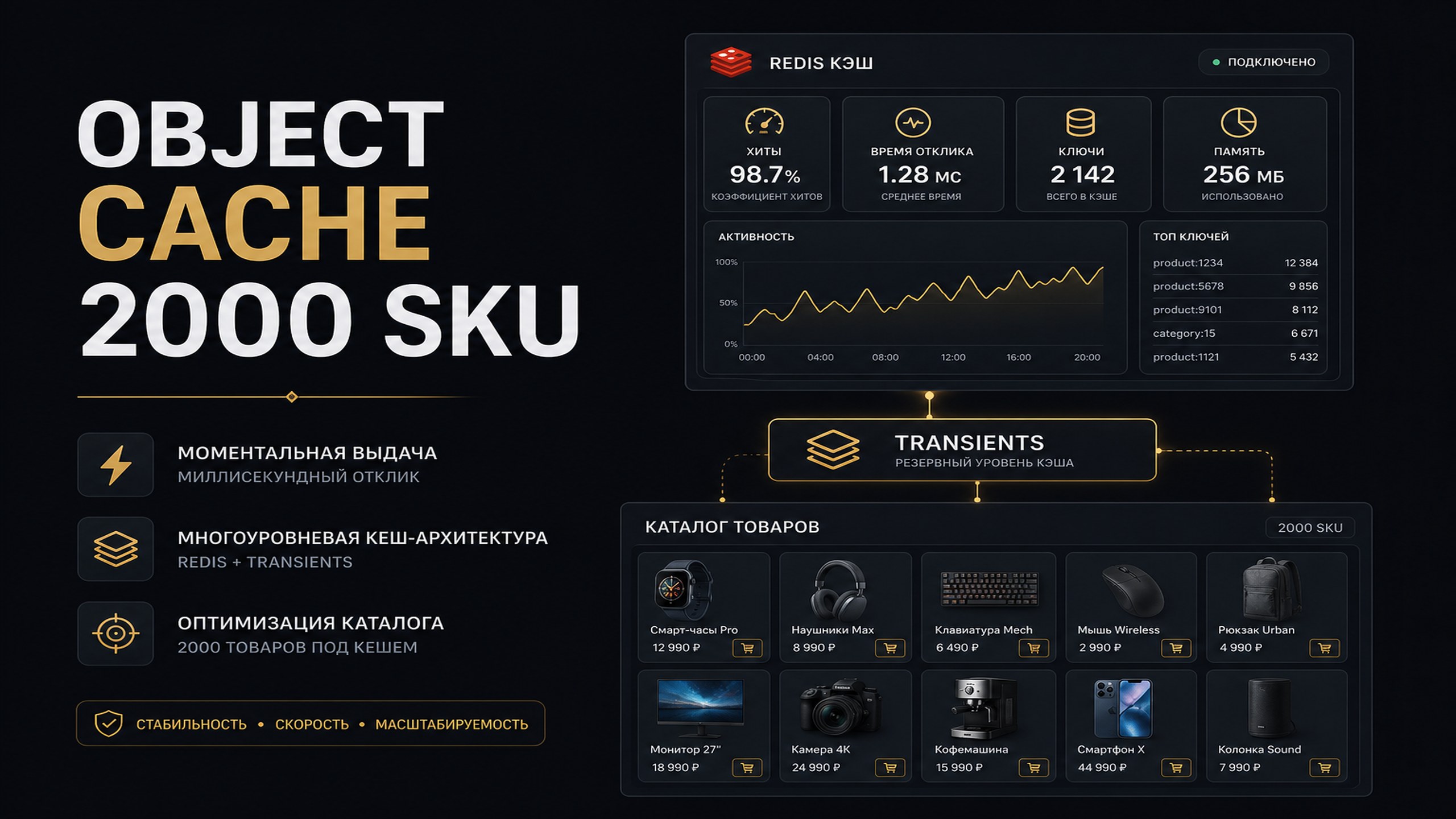 WooCommerce 2000+ SKU: object cache