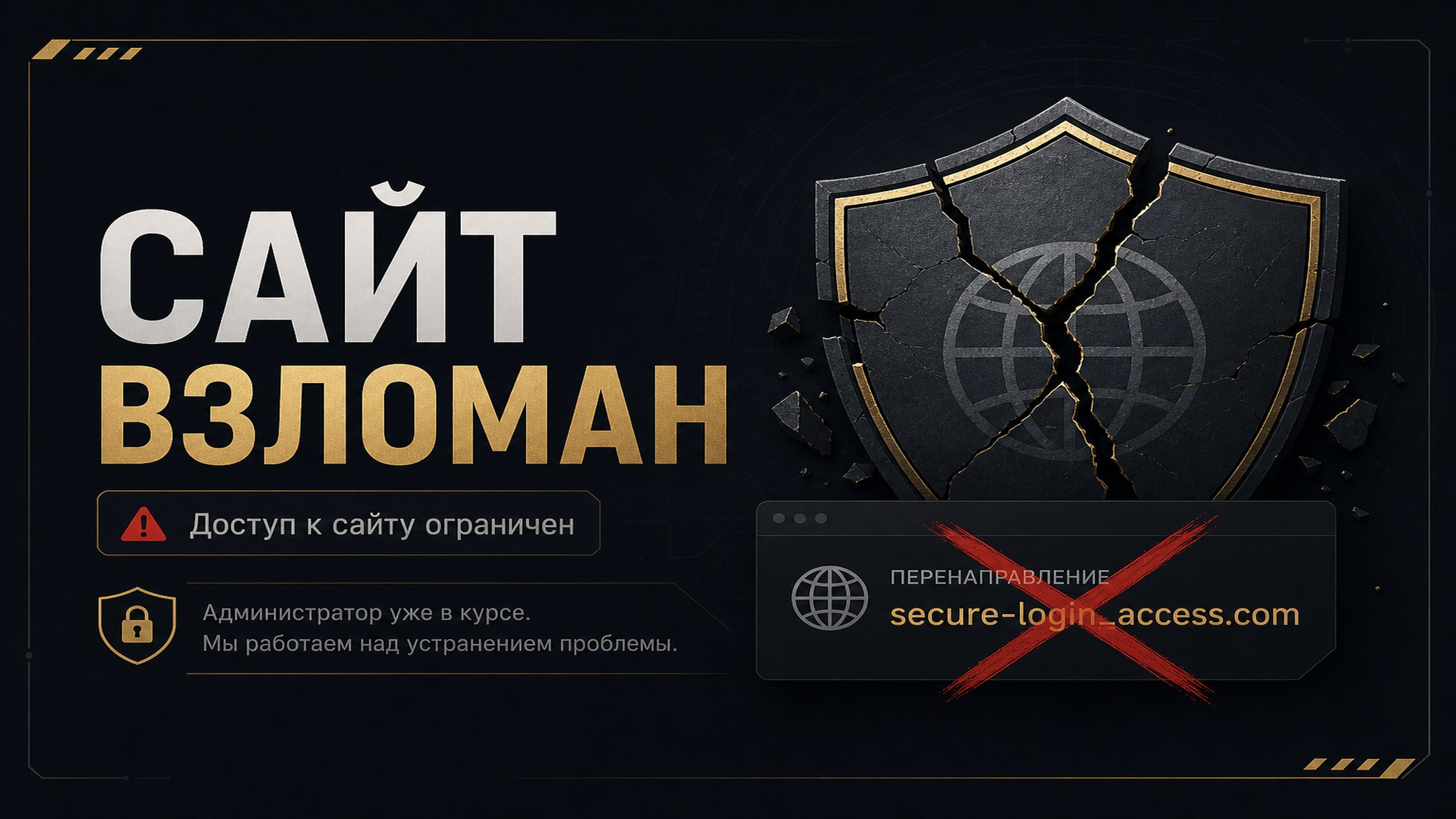 Взлом и редиректы