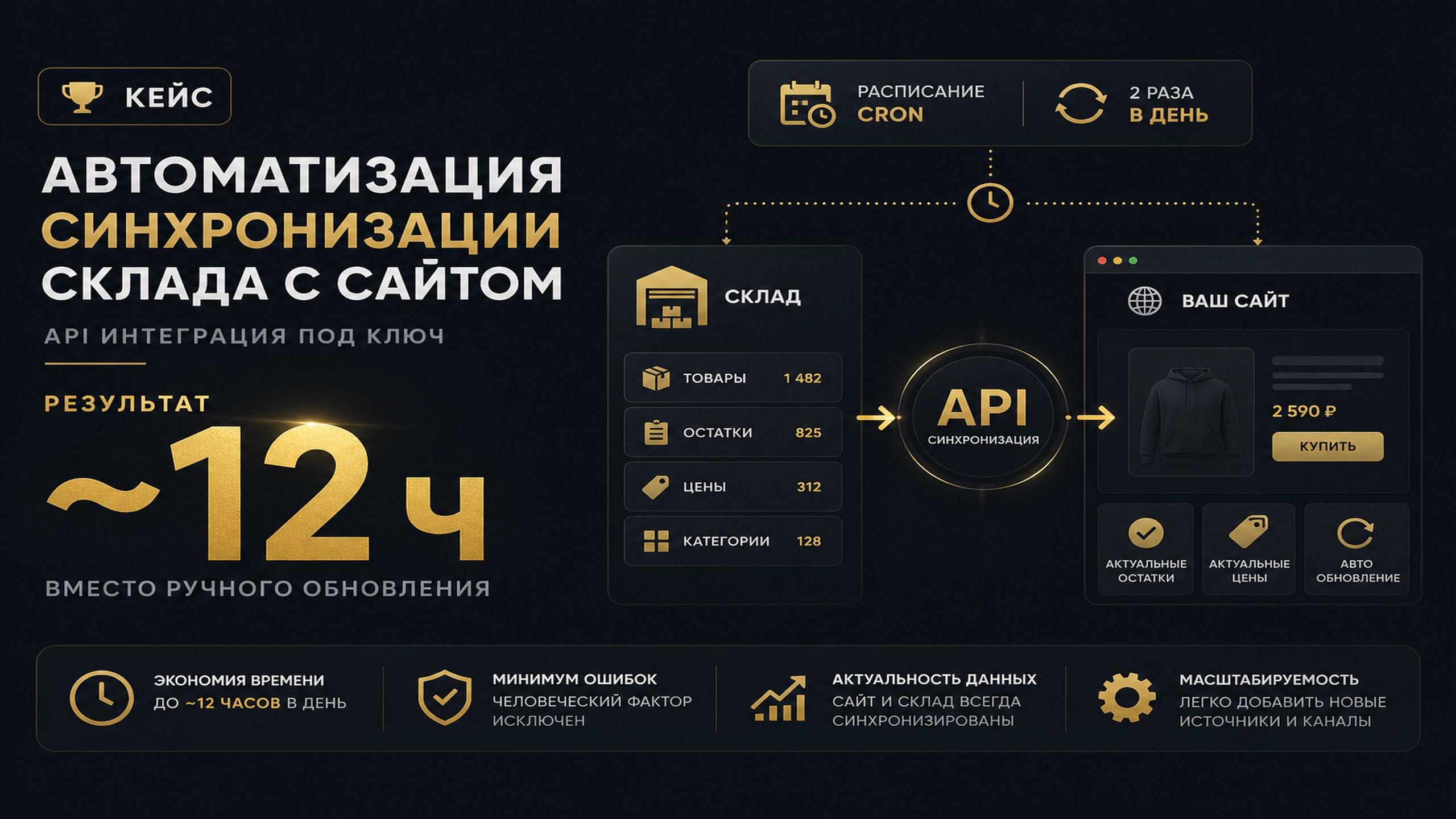 Франшиза, API остатков